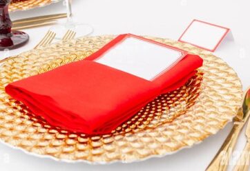 Basic table setting? Where Does the Napkin Go? Follow this guide and your table will look picture perfect with Napkins from Fastballoons