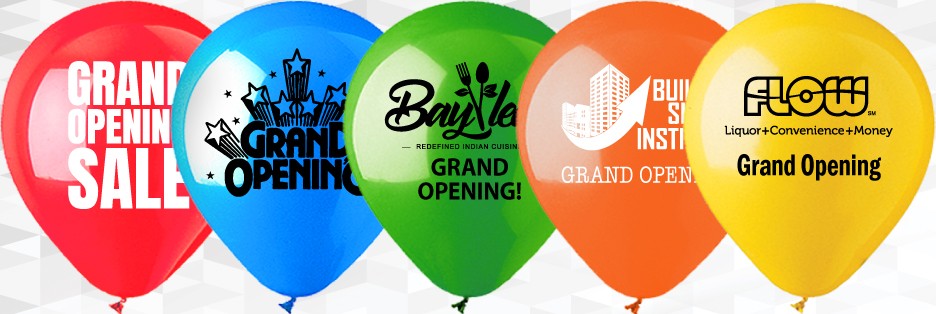 Grand Opening With Balloons